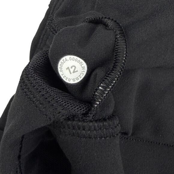 Lululemon Nulu Asymmetrical Bodysuit In Black / True Navy Size 12 - Picture 8 of 8